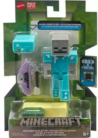 Minecraft Build-A-Portal Armored Skeleton Action Figure