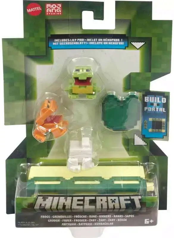 Minecraft Build-A-Portal Frogs 3.25 Action Figure Mattel Toys - ToyWiz