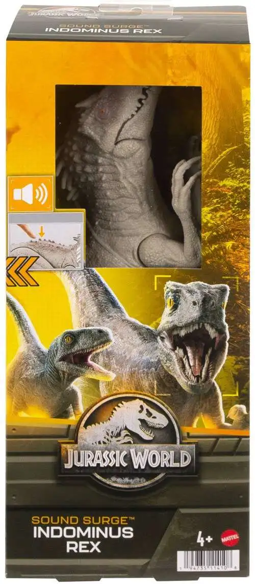 Jurassic World Sound Surge Indominus Rex 12-Inch Action Figure, White