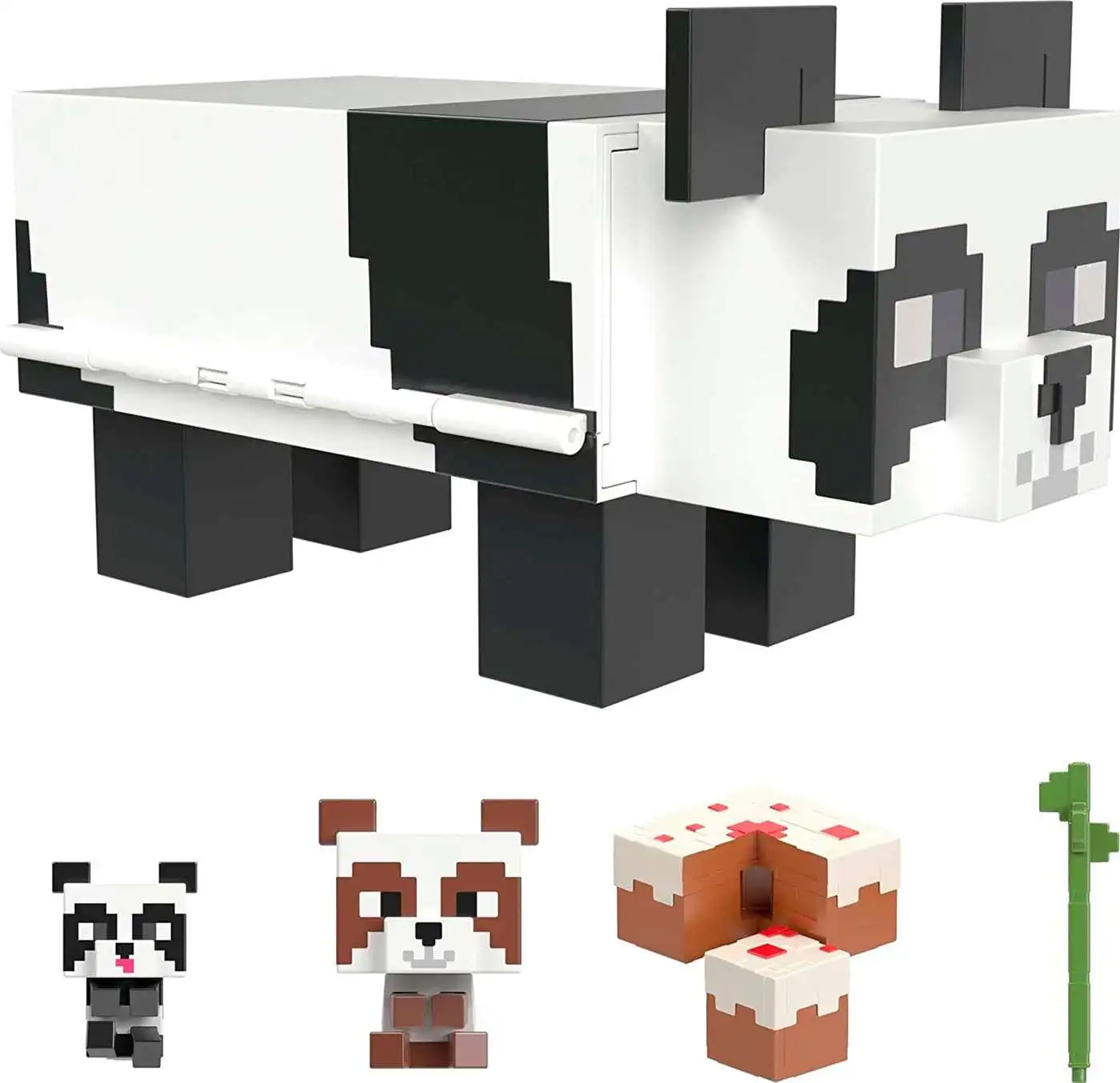 Minecraft Mob Head Minis Panda Playhouse 3.25-Inch Playset