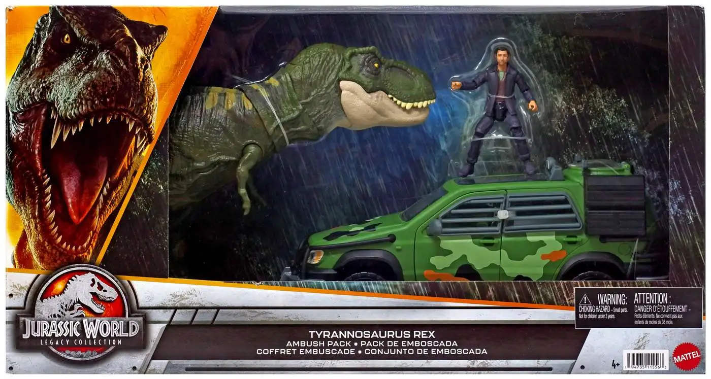 JURASSIC WORLD LEGACY COLLECTION TYRANNOSAURUS REX AMBUSH Pack