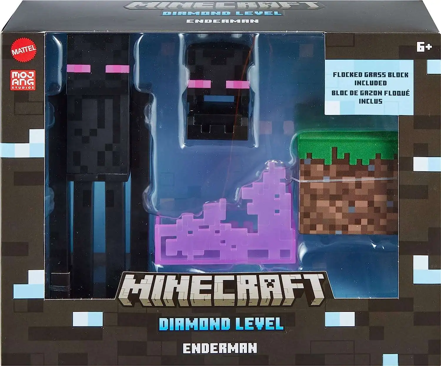 Minecraft Diamond Level Steve Collector Action Figure – Mattel