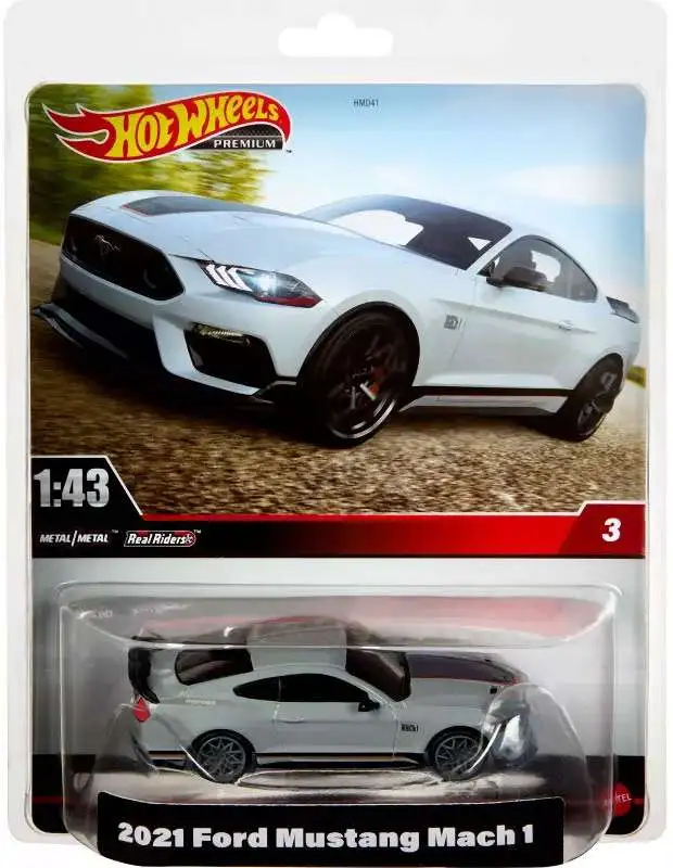 Hot Wheels Premium Real Riders 2021 Ford Mustang Mach 1 143 Die
