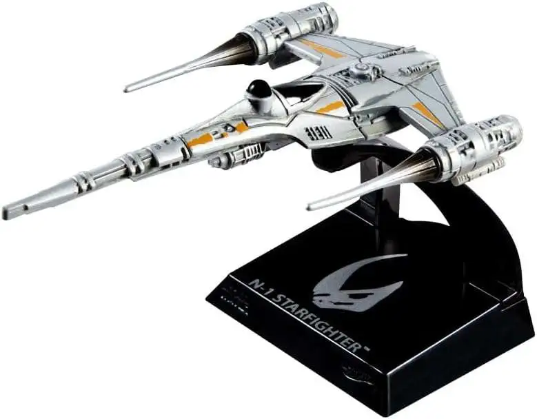 Hot Wheels Star Wars Starships Select The Mandalorian's N-1 Starfighter Diecast Vehicle