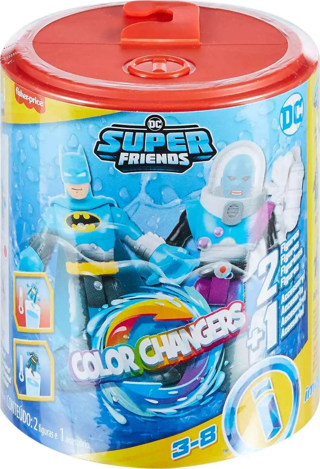 Fisher Price DC Super Friends Imaginext Color Changers Batman & Mr. Freeze Figure 2-Pack