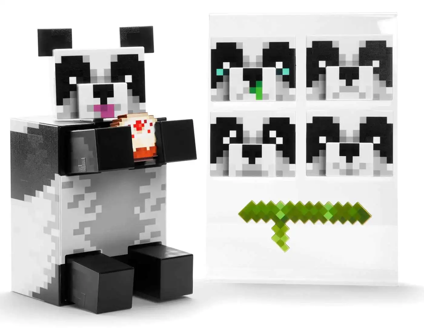 Minecraft - Minecraft Diamond Level Panda figure sits on the edge
