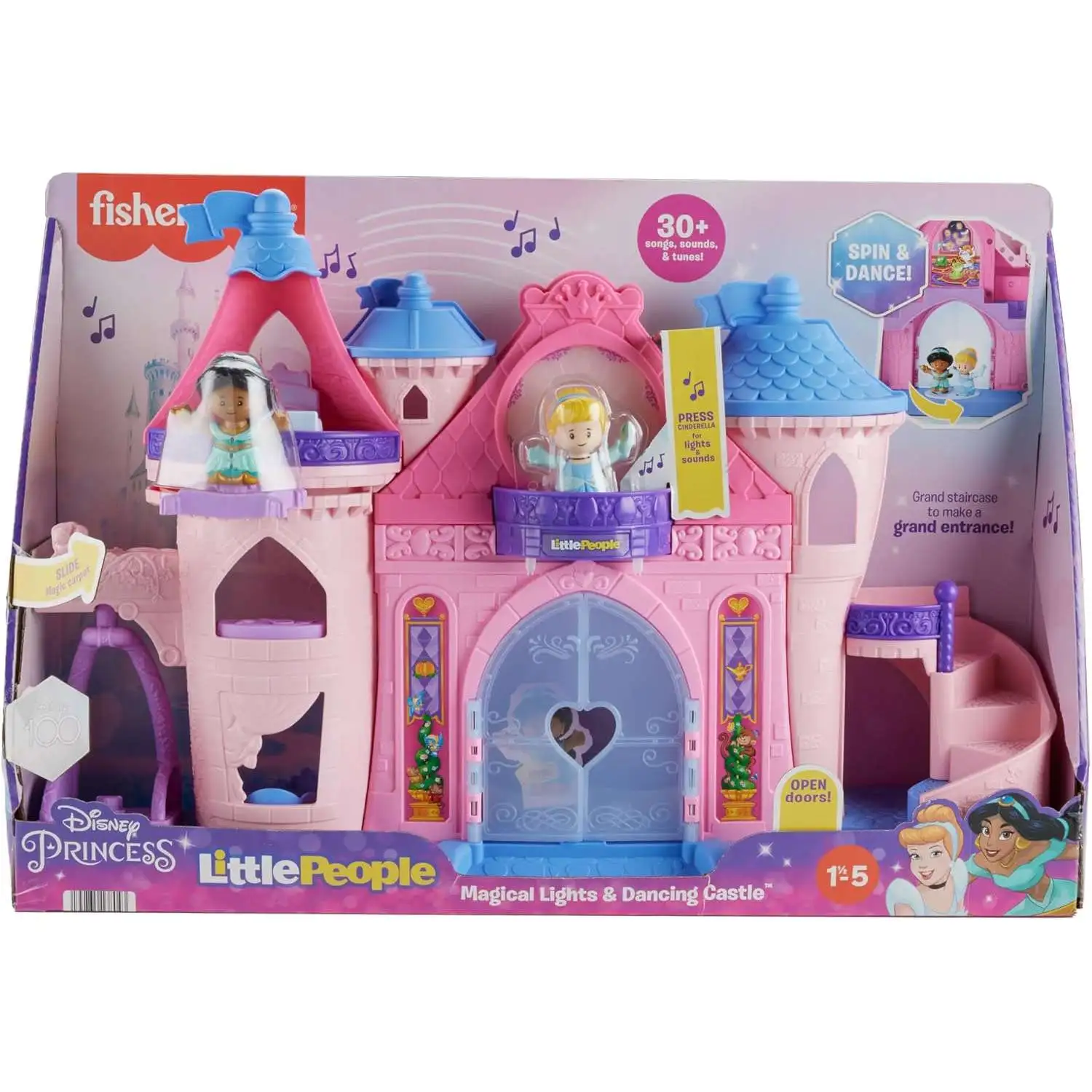 Fisher Price Disney Princess Little People Magical Lights & Dancing Castle Playset