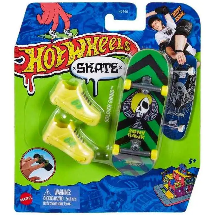 Hot Wheels Skate Tony Hawk Soldier Grind Mini Skateboard