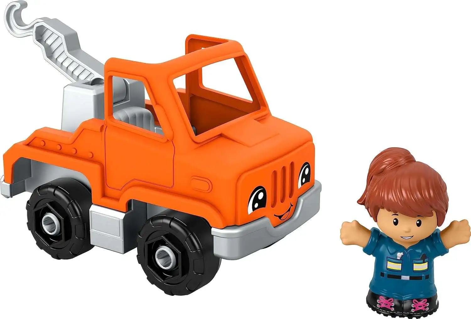 Fisher Price Little People Tow Truck Vehicle & Figure