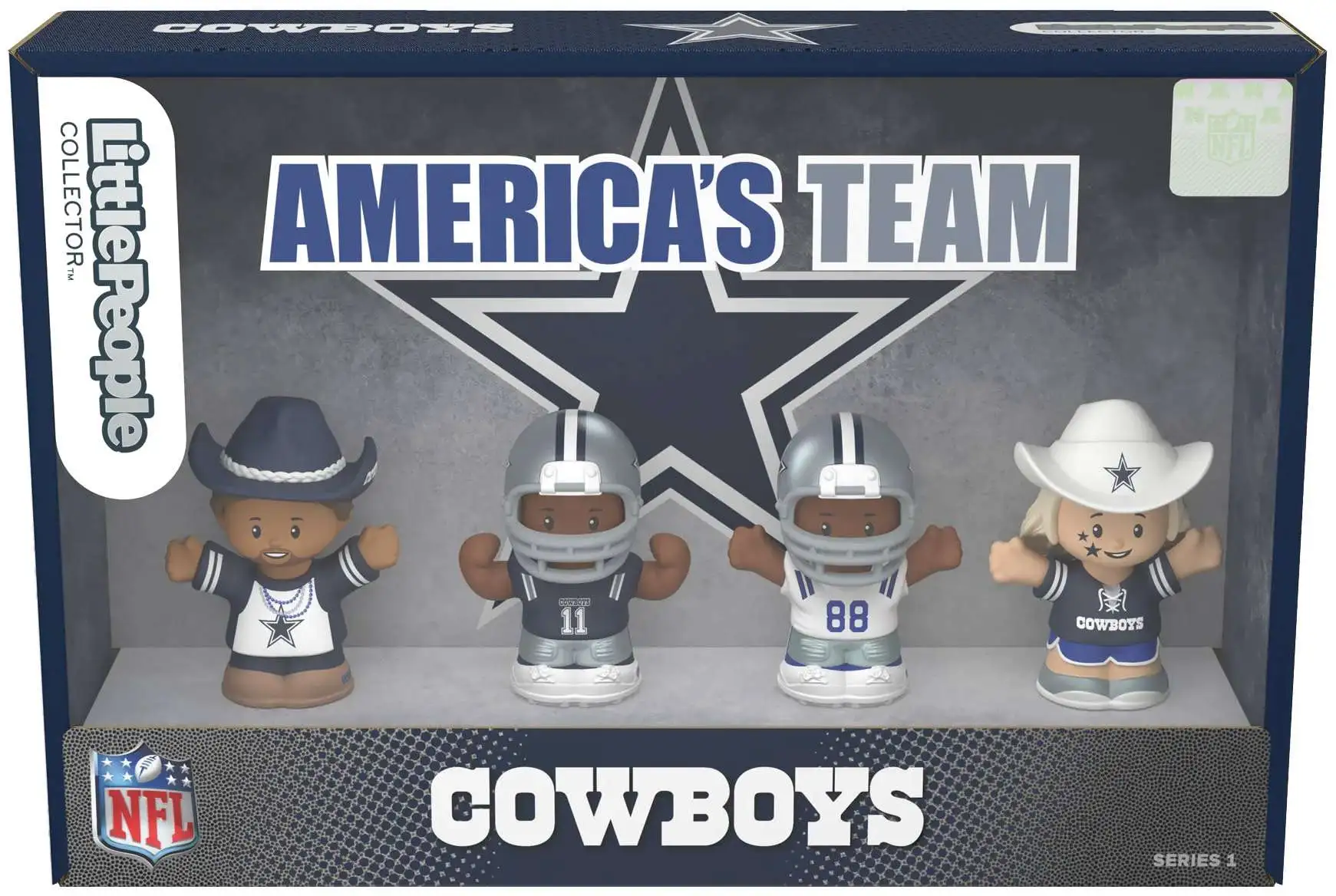 NFL - Dallas Cowboys - Little People Collector Figure Set – AAA