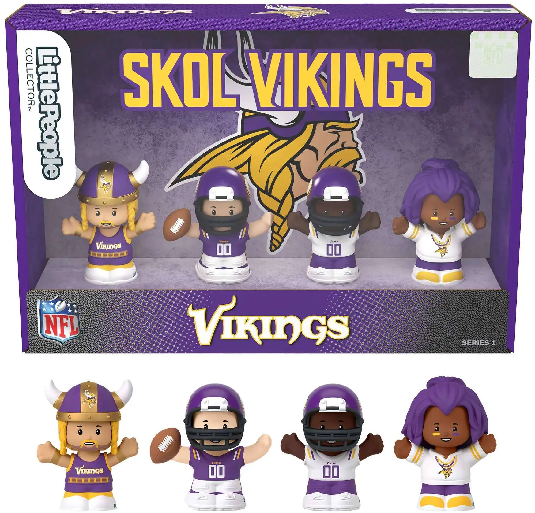 Fisher Price Little People x NFL Minnesota Vikings Collector Minnesota ...