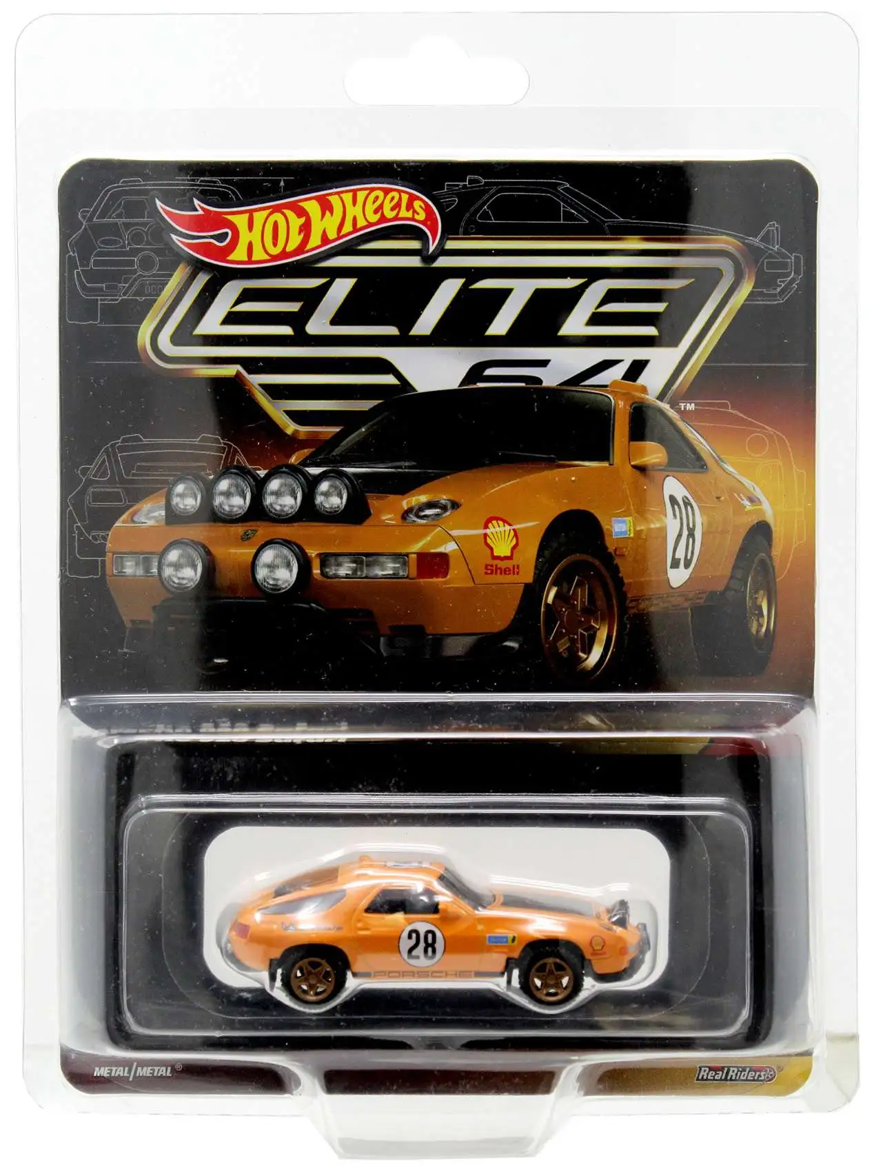 Hot Wheels Elite 64 Porsche 928 Safari Die Cast Car