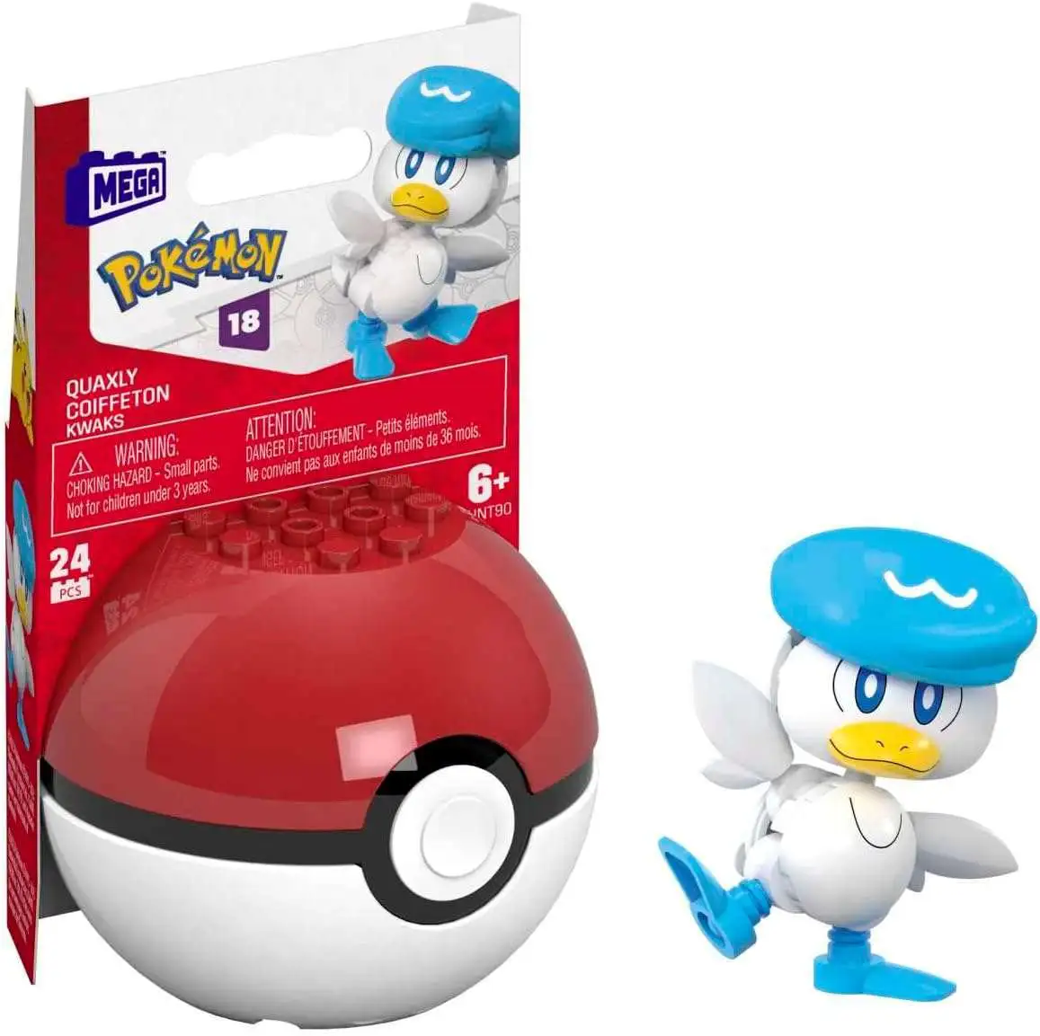 Pokemon Series 18 Quaxly Set Mega Construx - Toywiz