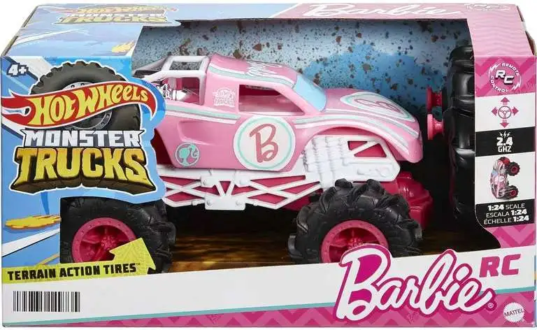 Hot Wheels Monster Trucks Barbie R/C Vehicle