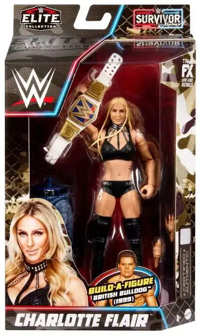 WWE Wrestling Elite Collection Survivor Series Charlotte Flair Action  Figure [BAF British Bulldog]