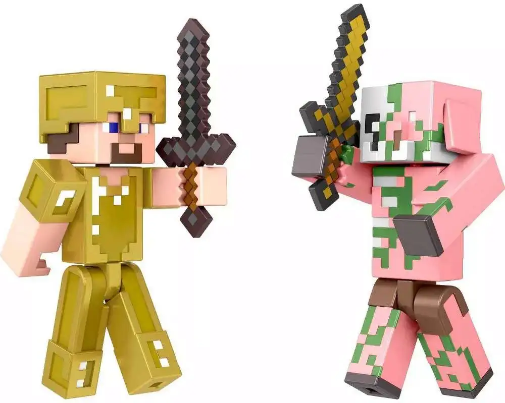 Pig Build-A-Portal Minecraft Mattel - Prime Colecionismo