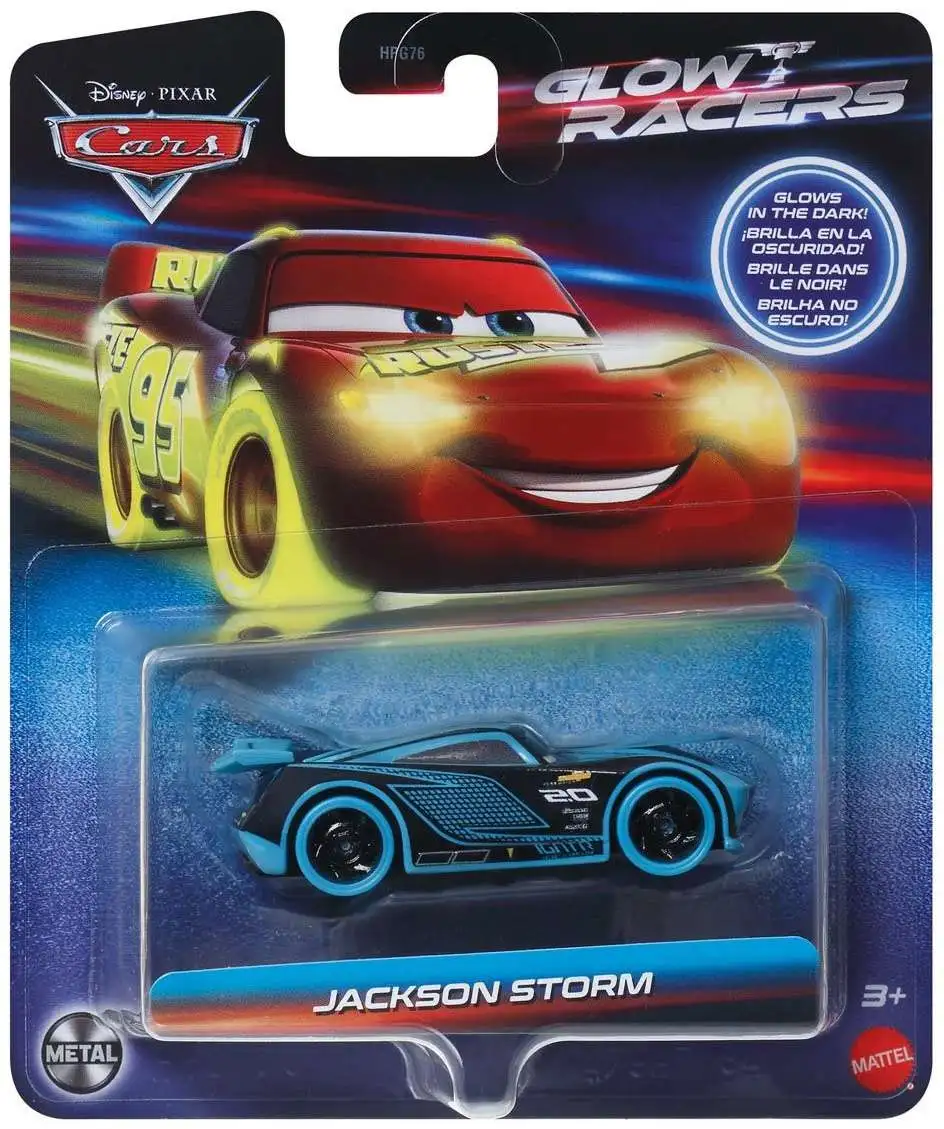 Disney / Pixar Cars Glow Racers Jackson Storm Diecast Car