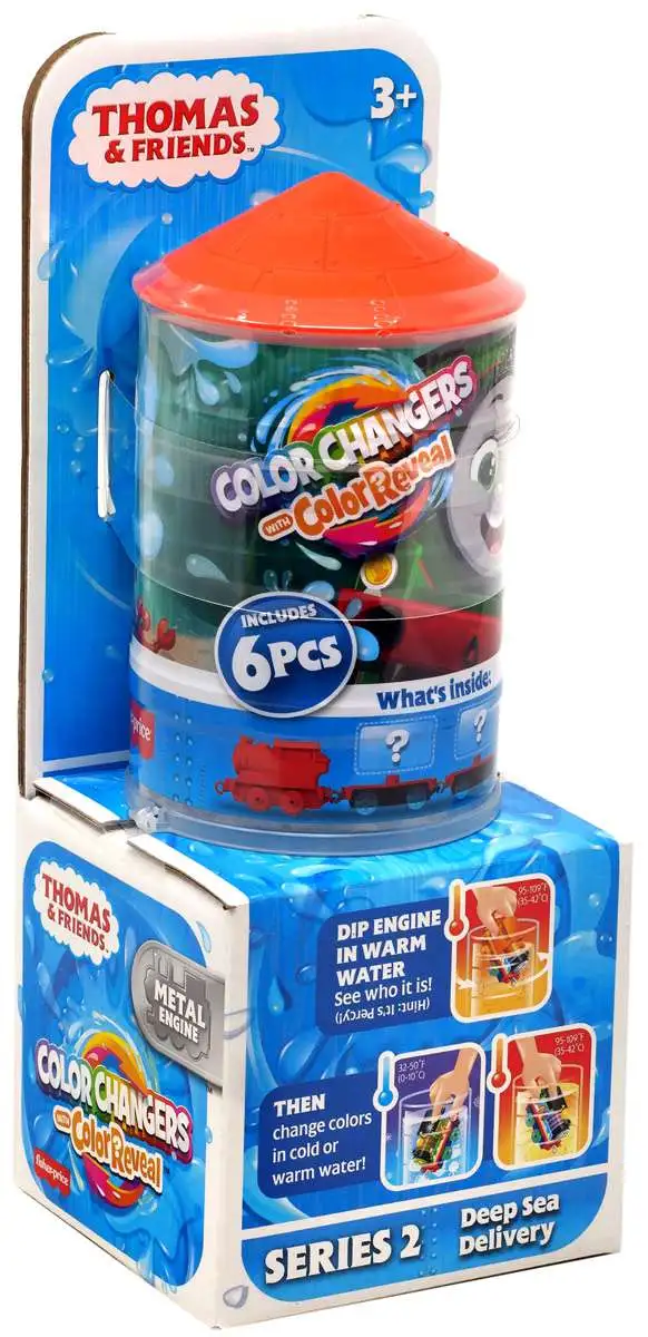 Fisher Price Thomas & Friends Color Changers with Color Reveal Series 2 Deep Sea Delivery Mystery Pack [Orange]