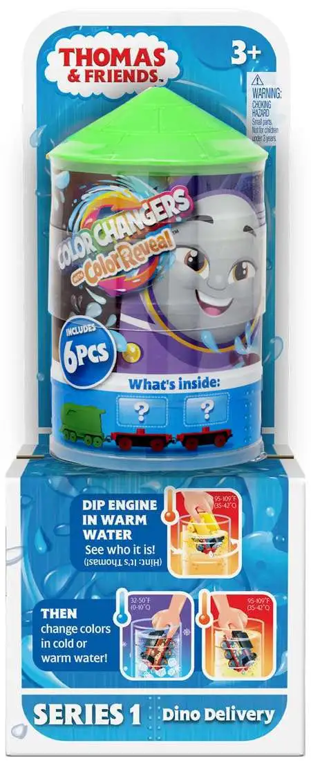 Fisher Price Thomas & Friends Color Changers with Color Reveal Dino Delivery Mystery Pack [Green]