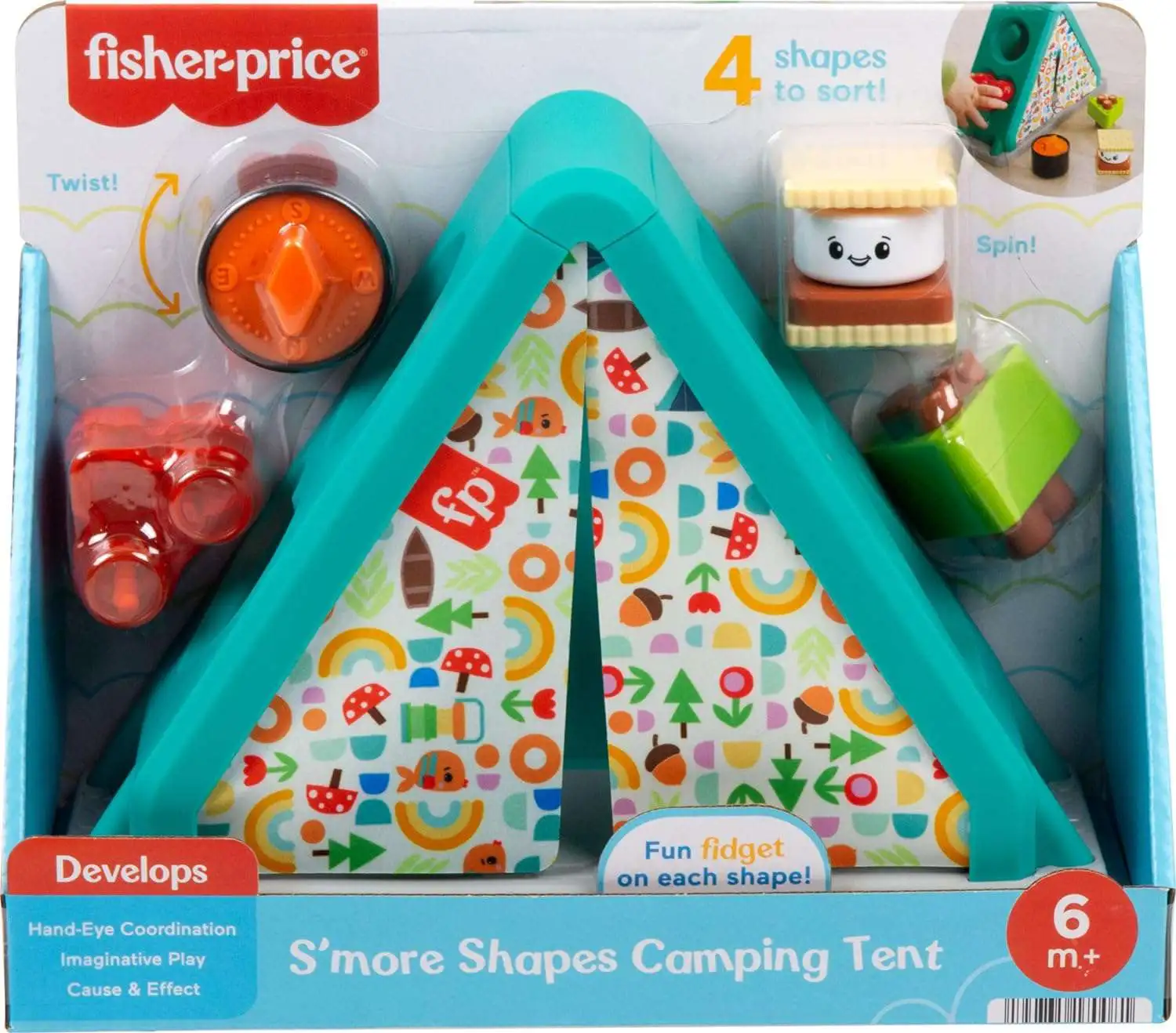 Fisher-Price S'More Shapes Camping Tent
