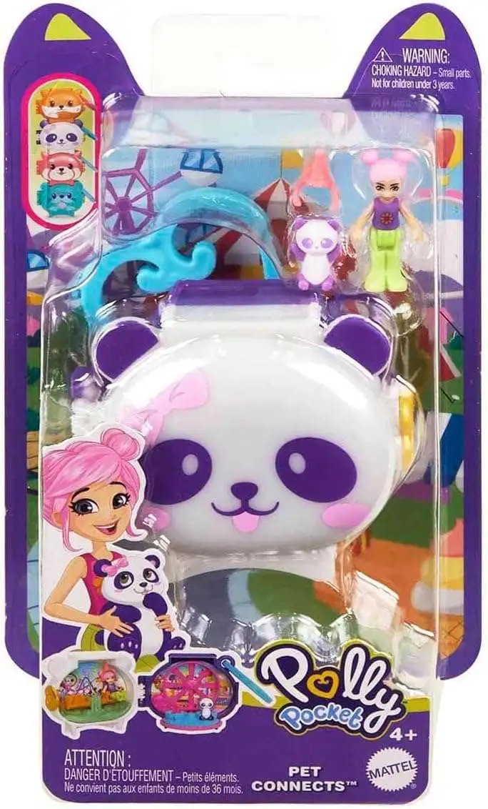 Polly Pocket Pet Connects Panda Micro Playset