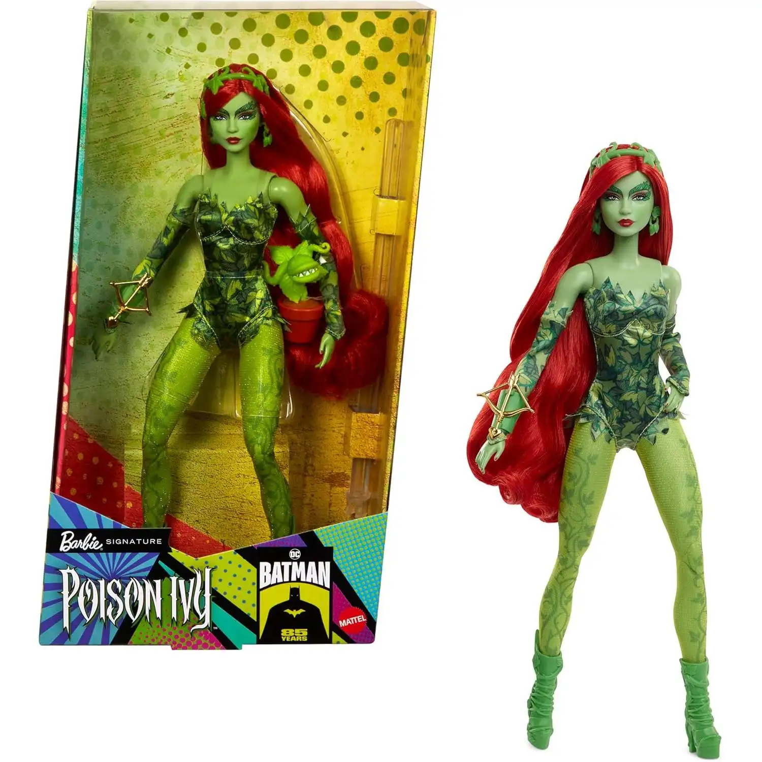 DC Batman 85th Anniversary Barbie Signature Poison Ivy Doll