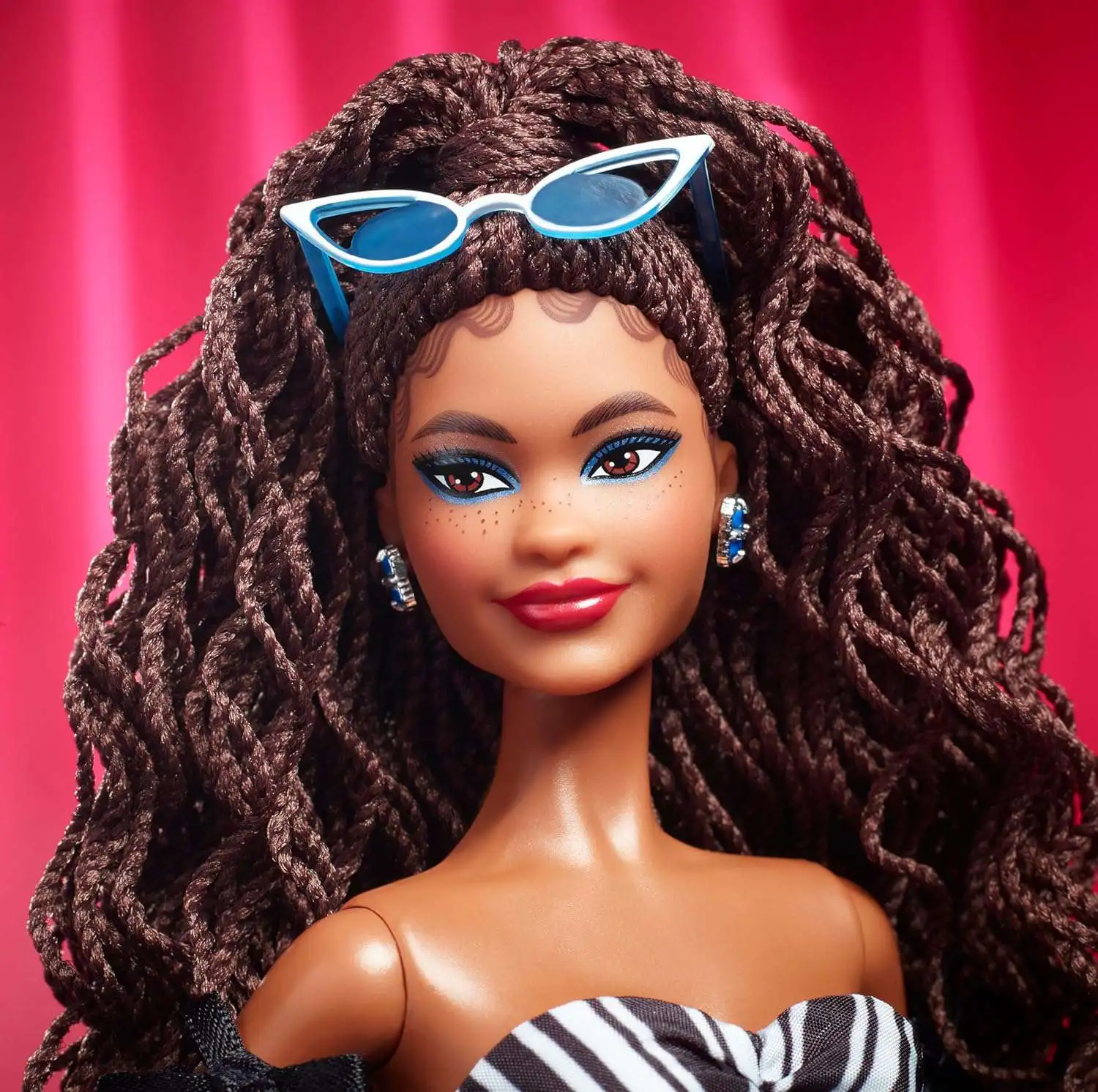 Barbie Signature 65th Anniversary Barbie Doll Brown Hair Mattel - ToyWiz