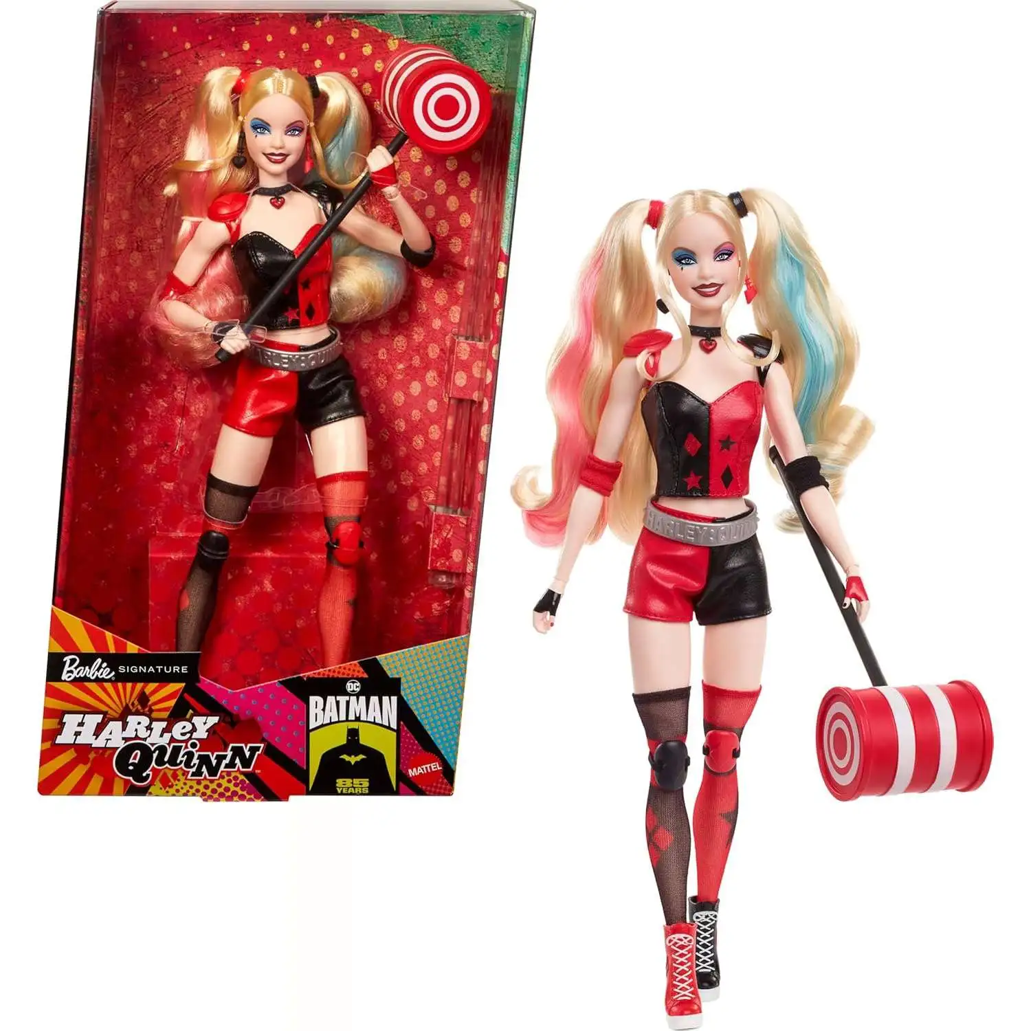 DC Batman 85th Anniversary Barbie Signature Harley Quinn Doll