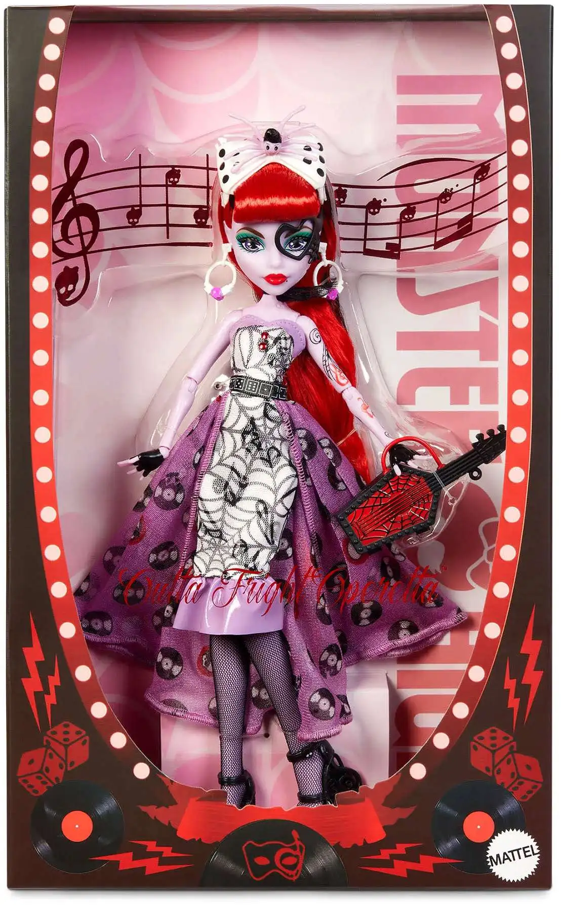 Monster High Outta Fright Operetta Doll Mattel Toys - ToyWiz Monster High Outta Fright Operetta Doll Mattel Toys - ToyWiz