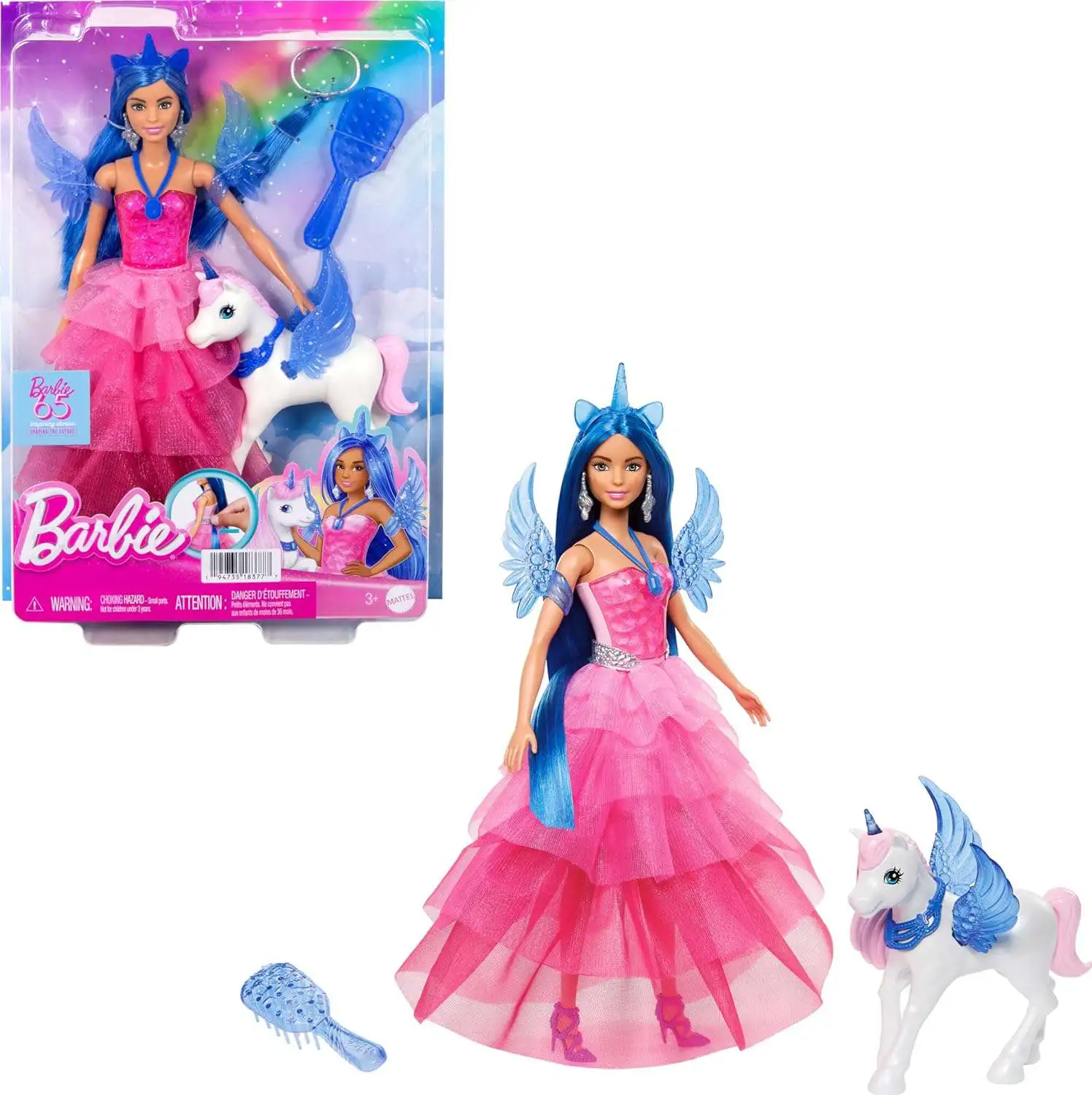 Barbie 65 Barbie Doll [with Alicorn]