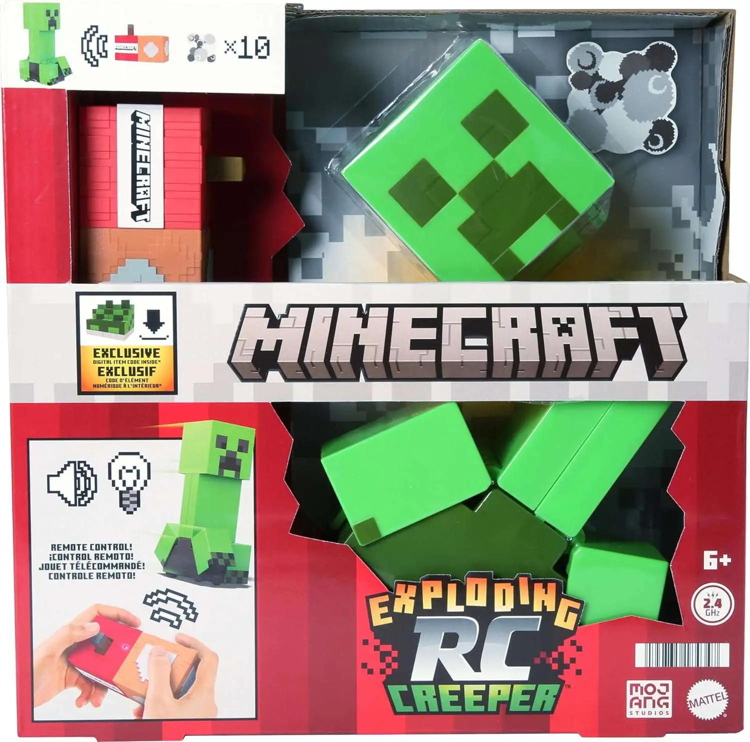 Minecraft Exploding RC Creeper R/C Figure