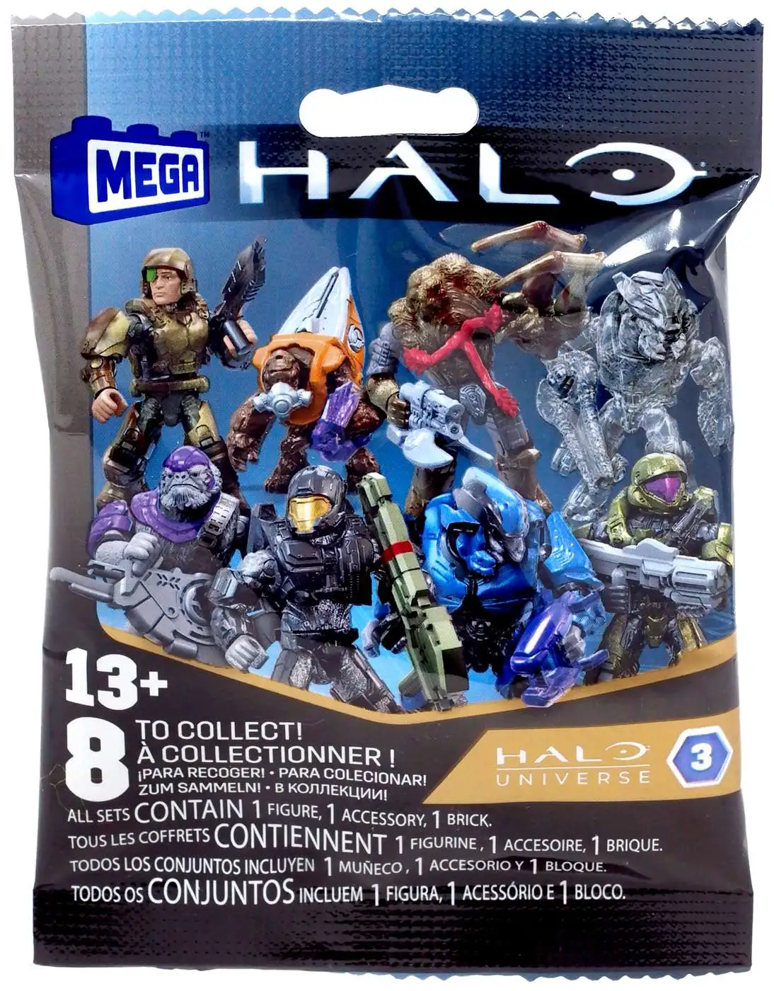  Mega Construx Halo Infinite Series 2 Blind Bag Mini Figures  (Pack of 6) : Toys & Games