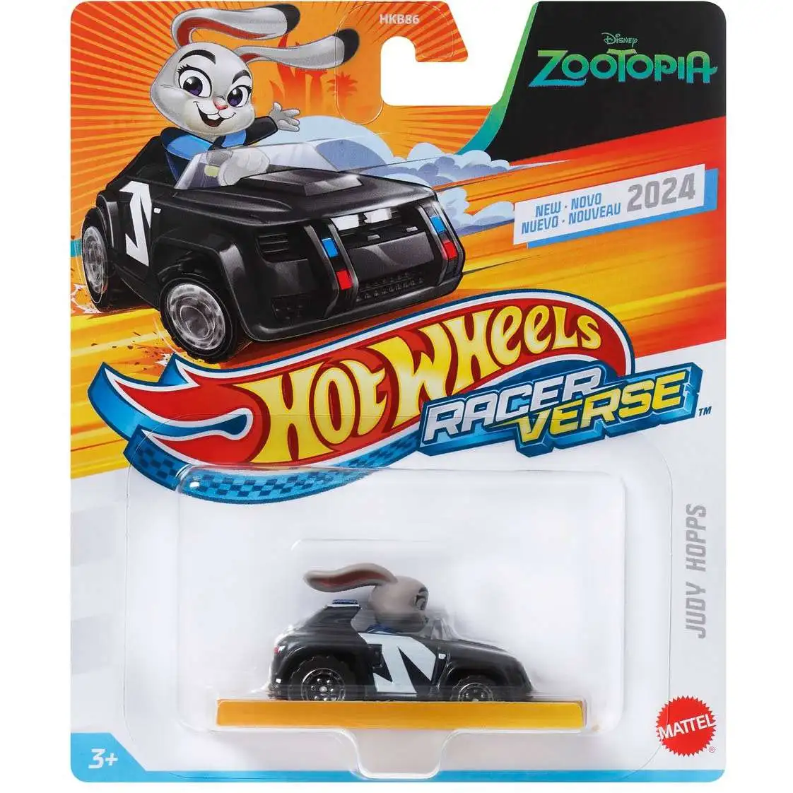 Hot Wheels RacerVerse Disney Judy Hopps Die Cast Car