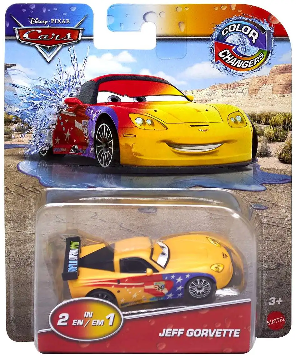 Disney Pixar Cars Cars 3 Color Changers Jeff Gorvette 155