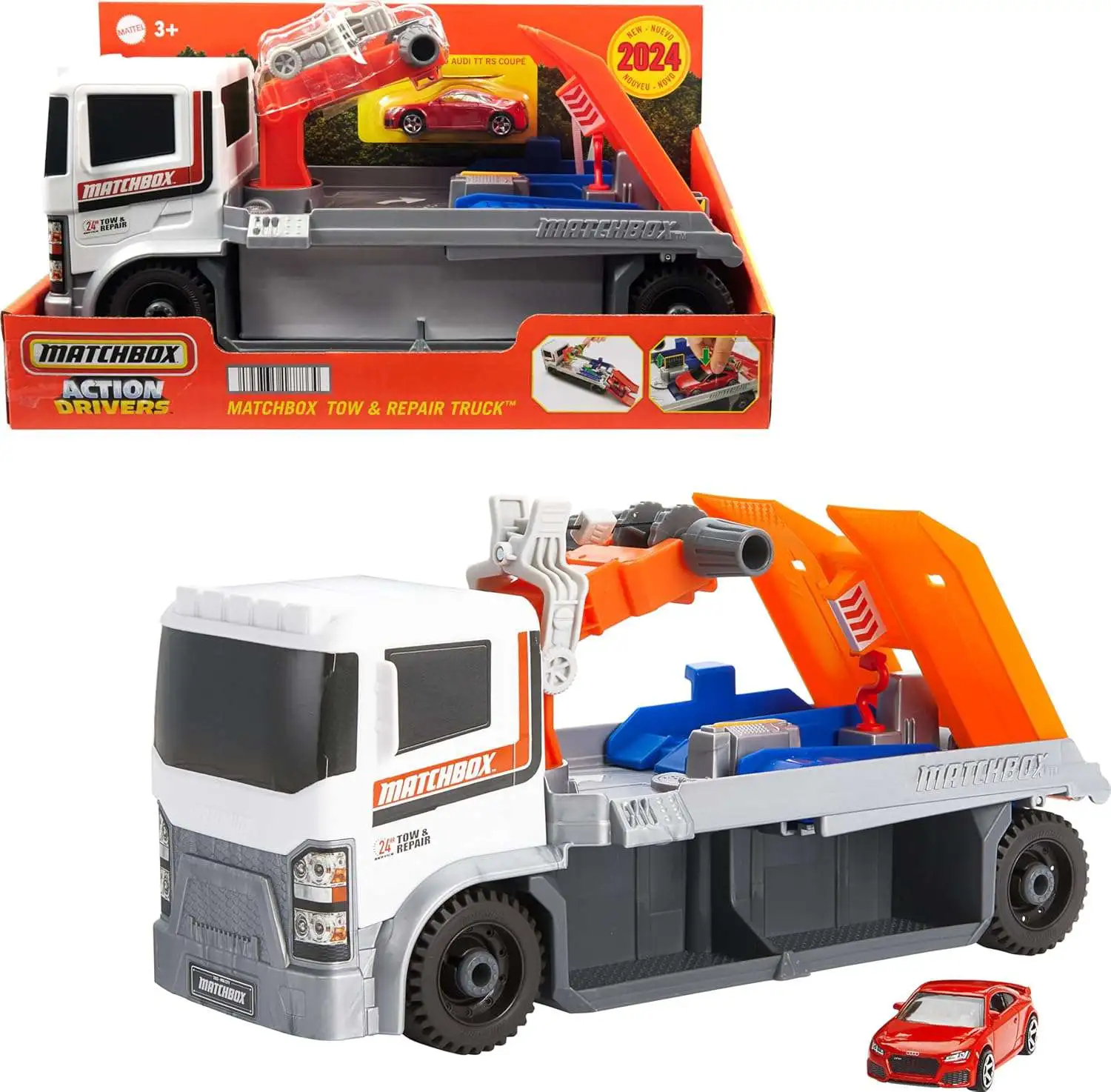 Matchbox Action Drivers Tow Repair Truck Vehicle Playset Matchbox Action Drivers Tow Repair Truck Vehicle Playset
