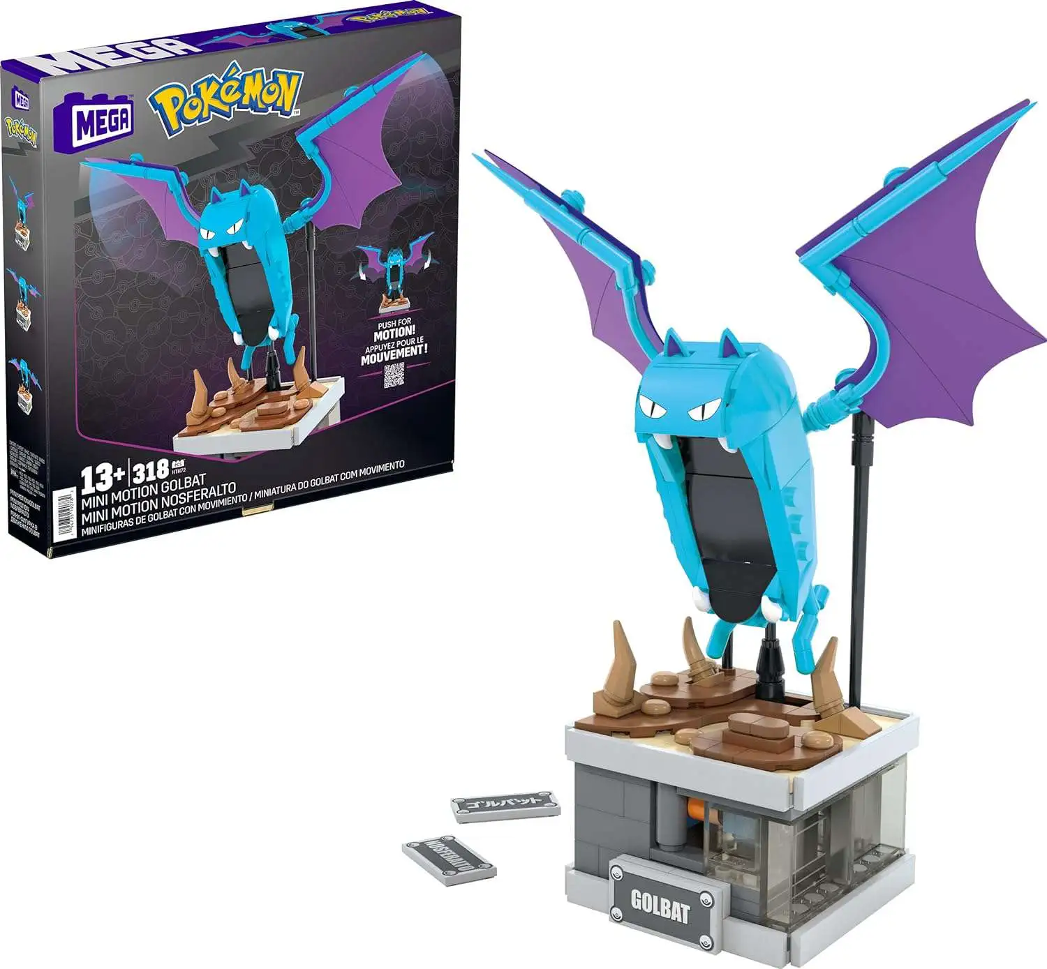 Pokemon Mini Motion Golbat Set