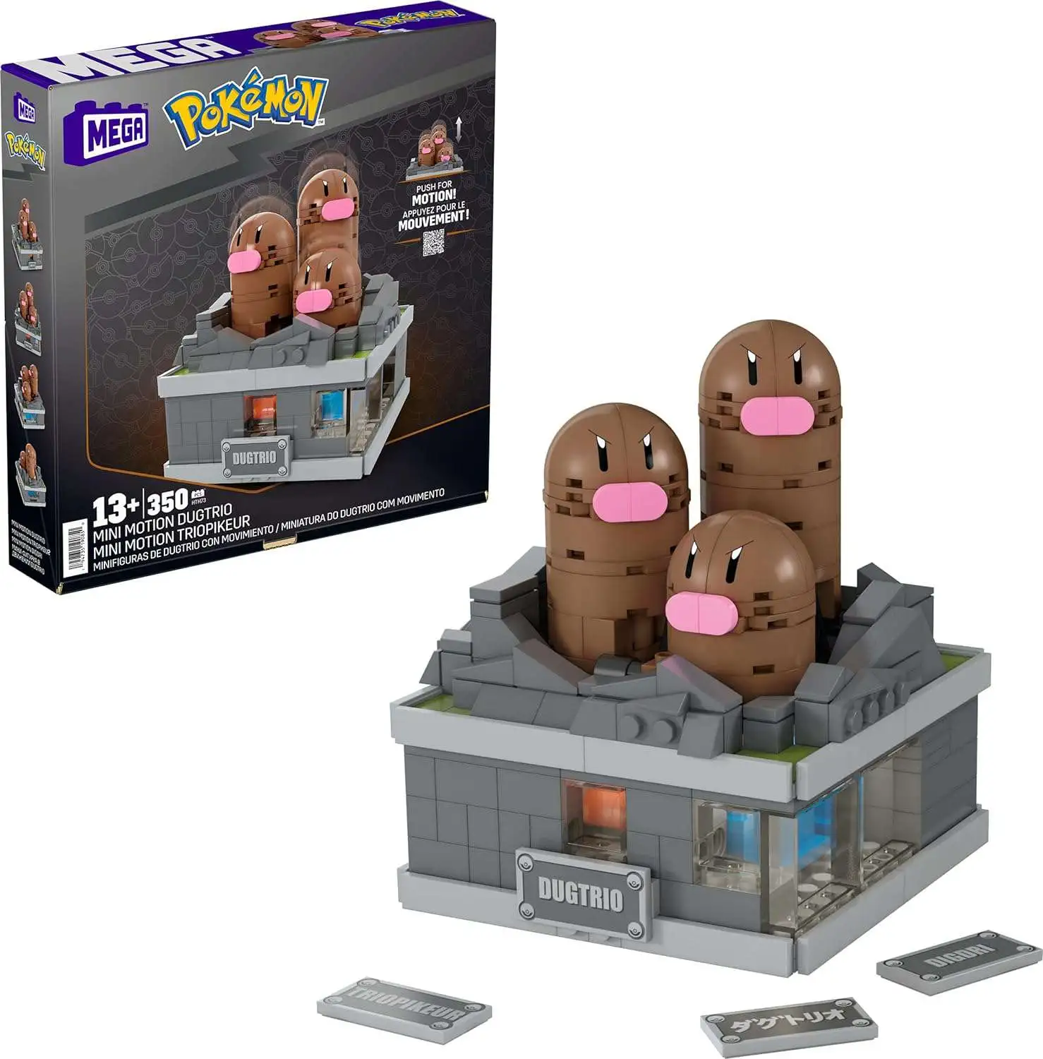 Pokemon Mini Motion Dugtrio Set