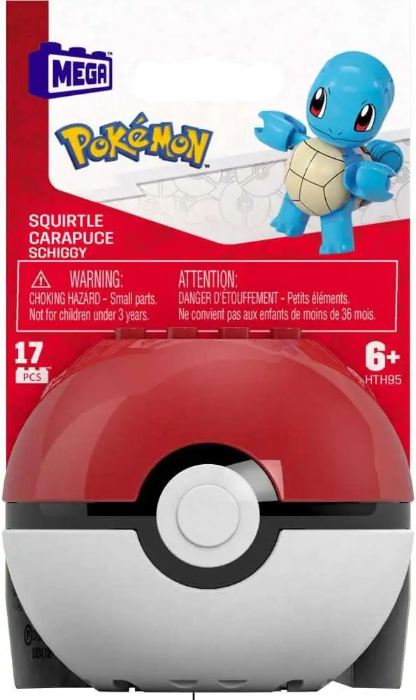 Pokemon Series 18 Squirtle Set Eyes Open Mega Construx - ToyWiz