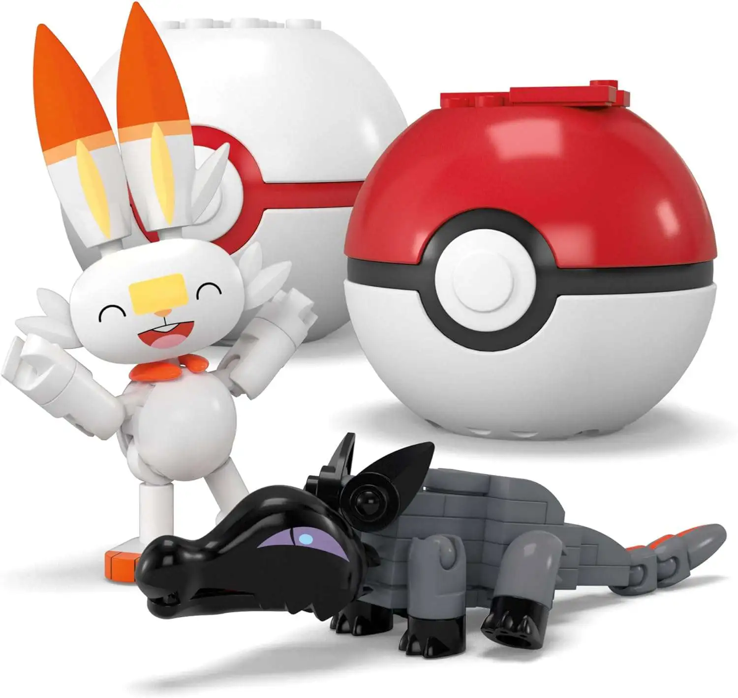 thumbnail image 2 of Mega Pokémon Building Toys Set, Building Box With 450 Pieces, 2 Poseable Characters And Storage Box For Kids 2 of 12
