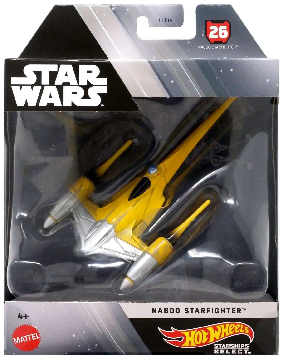 Hot Wheels Star Wars Starships Naboo Starfighter Diecast Vehicle