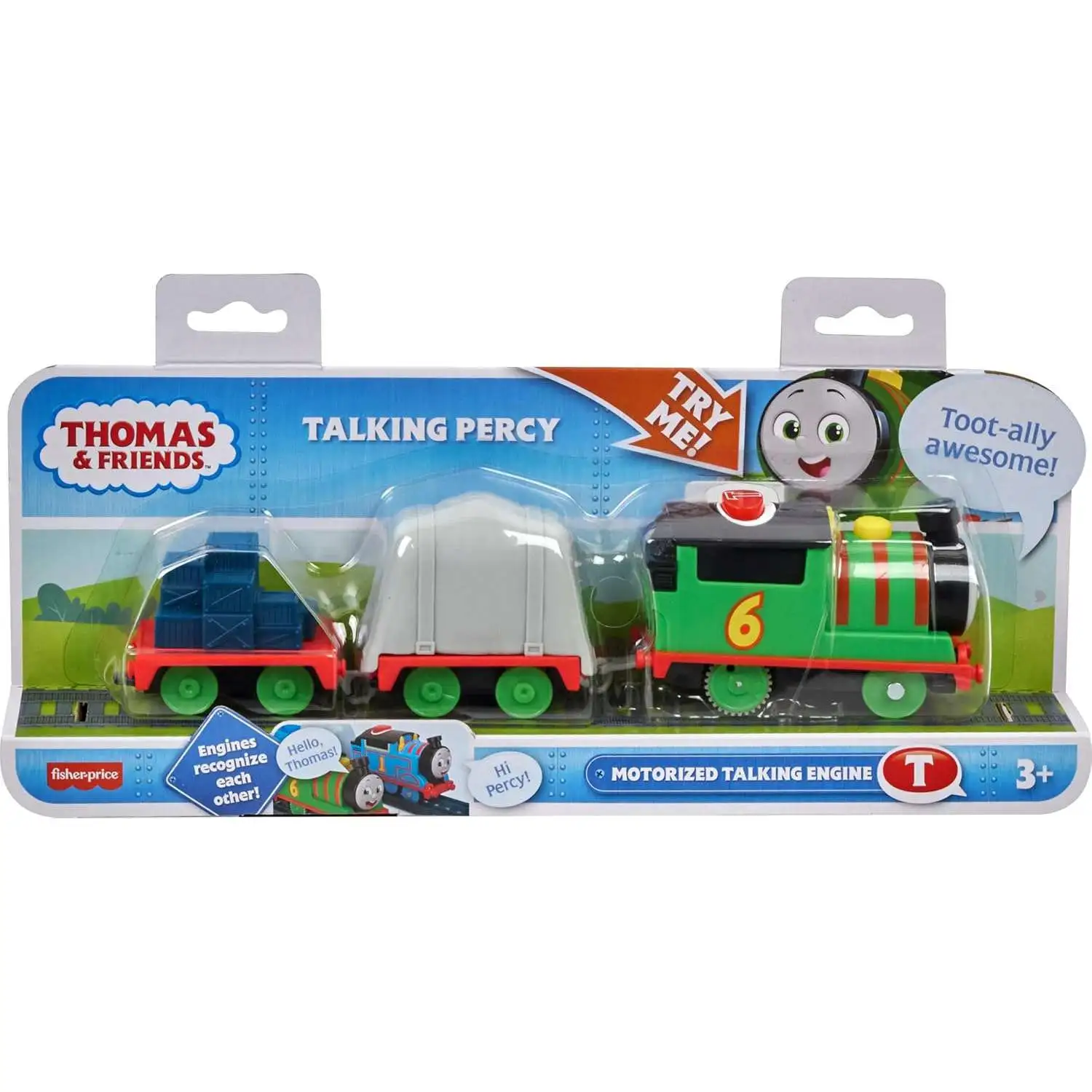 Fisher Price Thomas & Friends Motorized Talking Engine Talking Percy Train Figure