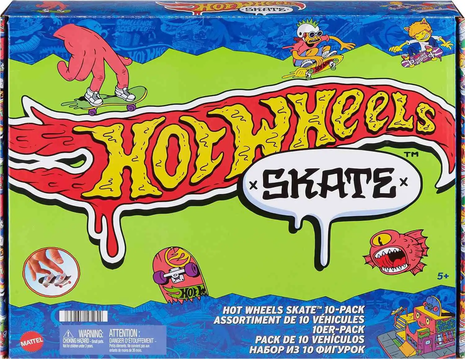 Hot Wheels Skate Exclusive 10-Pack [Damaged Package]