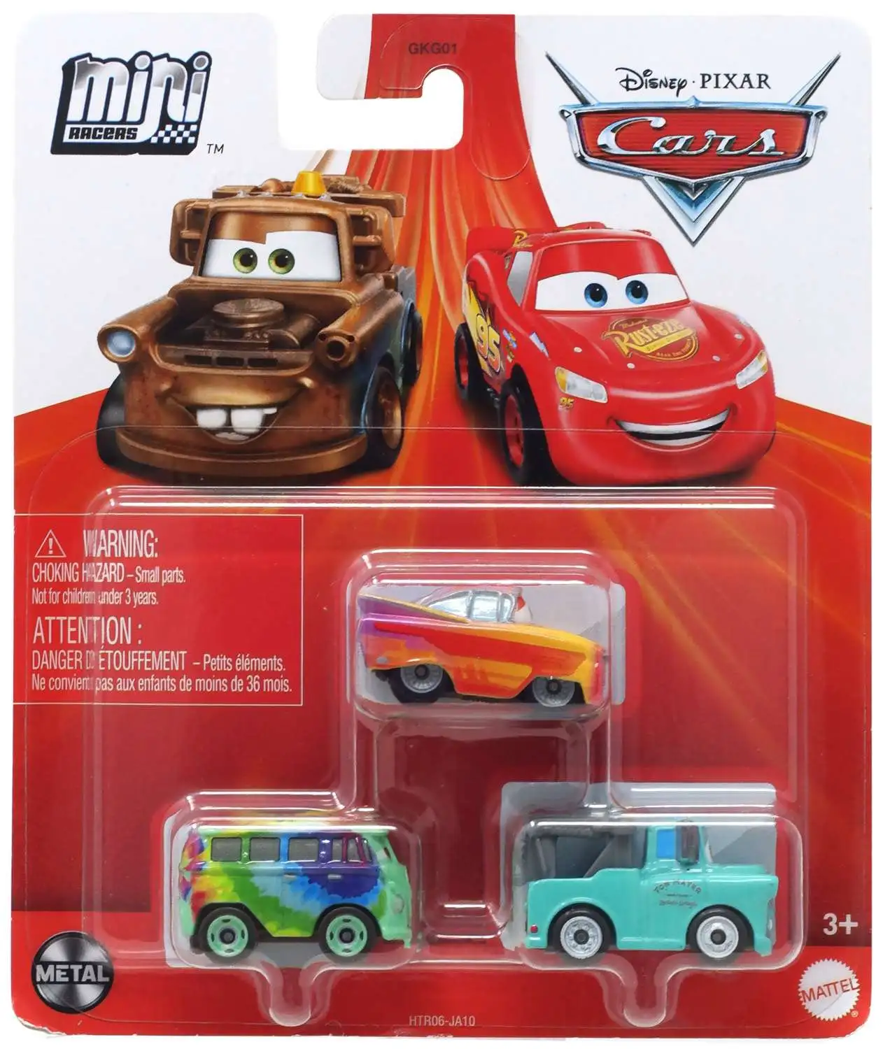 Disney / Pixar Cars Die Cast Metal Mini Racers Brand New Mater, Fillmore &  Radiator Springs Ramone Car 3-Pack