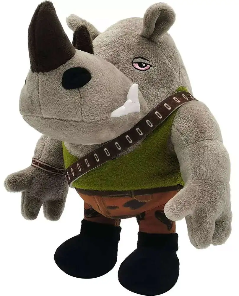 Teenage Mutant Ninja Turtles Mutant Mayhem Rocksteady 8-Inch Plush