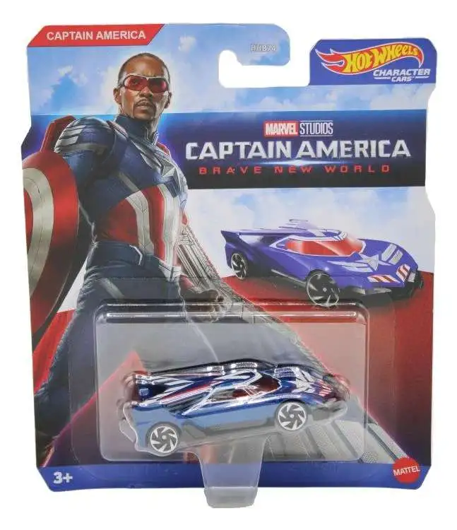 Hot Wheels Captain America Brave New World Character Cars