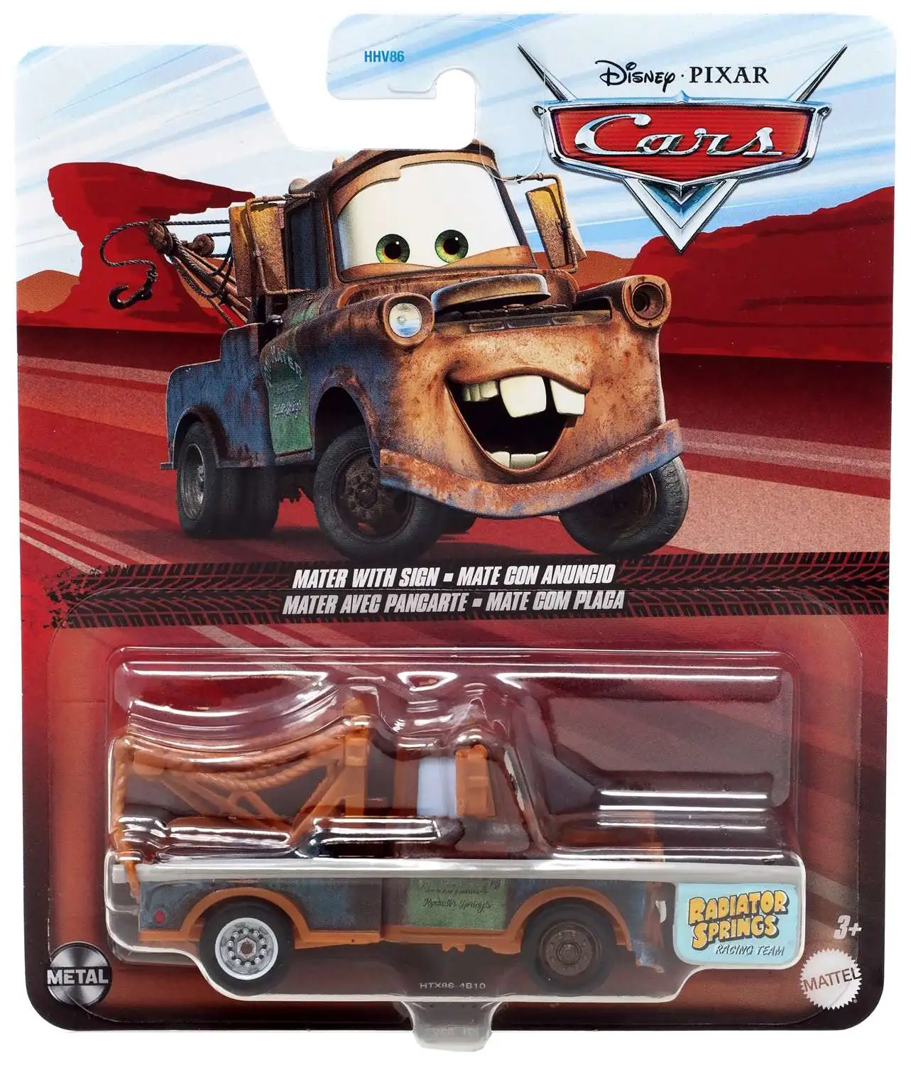 Disney Pixar Cars Metal Mater with Sign 155 Diecast Car