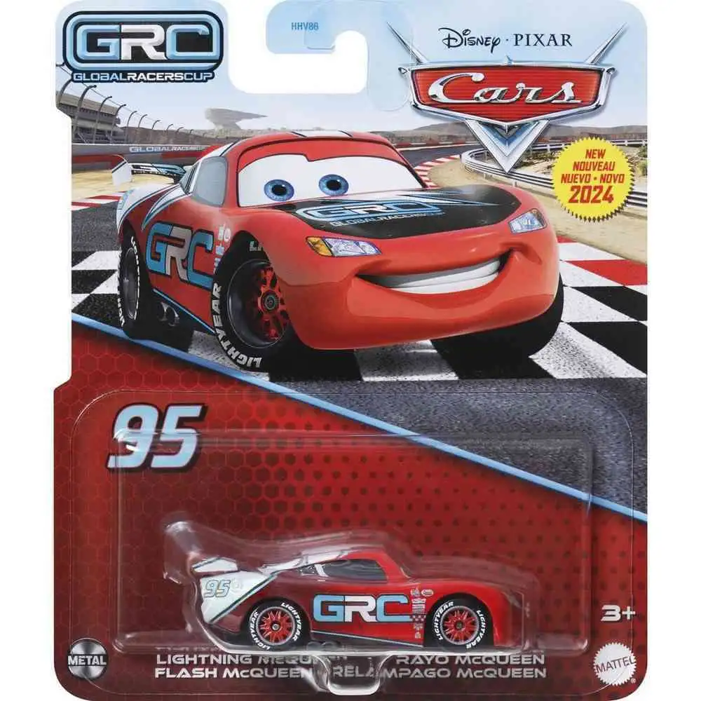 Disney Pixar Cars Metal GRC Global Racers Cup Lightning McQueen 155 ...