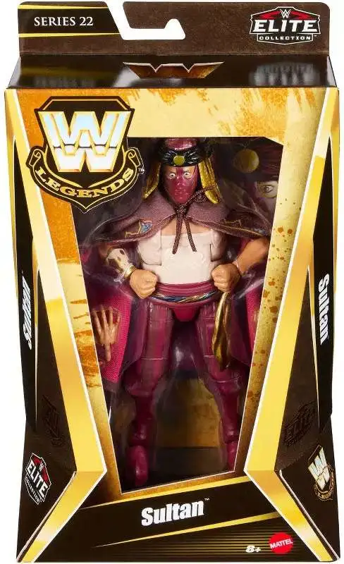 WWE Wrestling Elite Collection Legends Series 22 Sultan Exclusive Action Figure