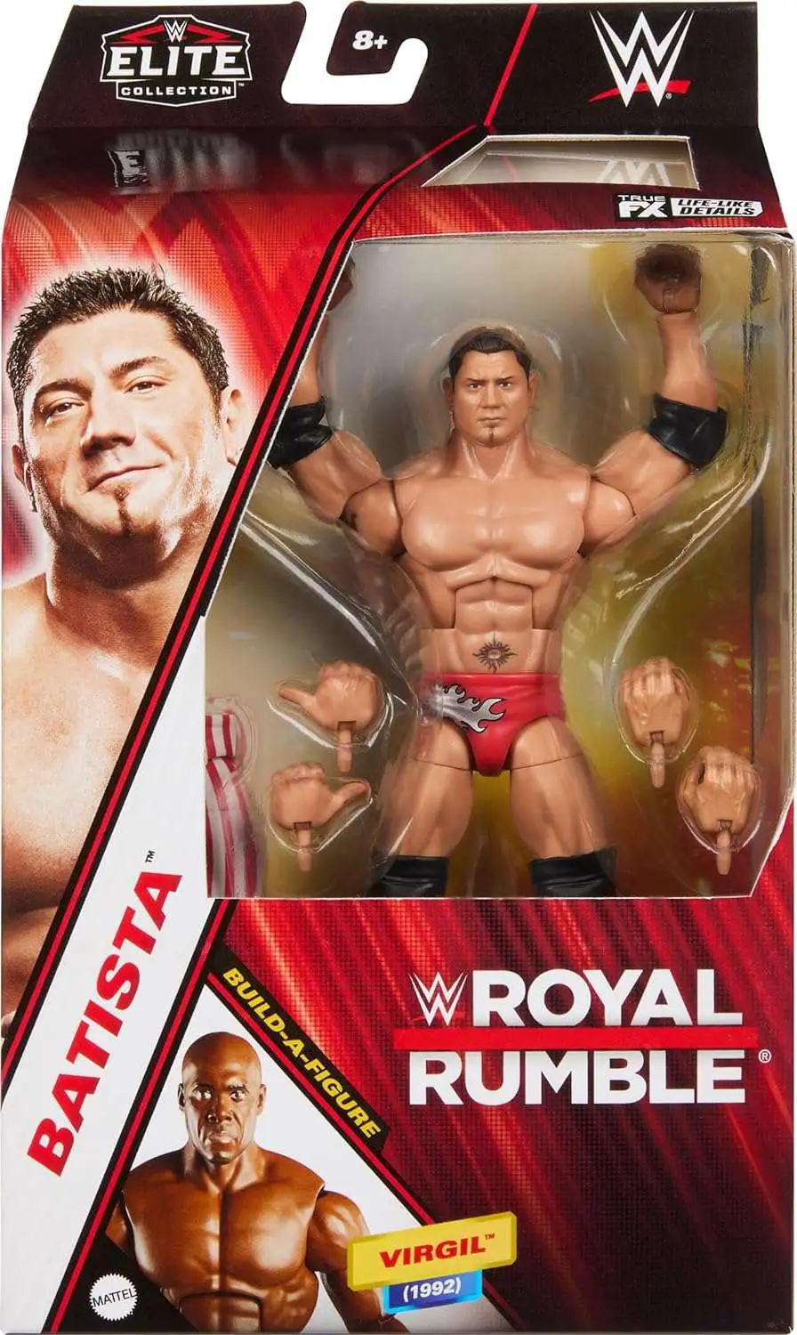 WWE Wrestling Elite Collection Royal Rumble Batista Action Figure [Build Virgil Figure!]