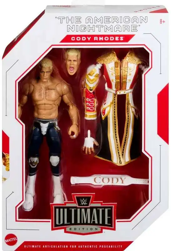 WWE Wrestling Ultimate Edition "The American Nightmare" Cody Rhodes Action Figure